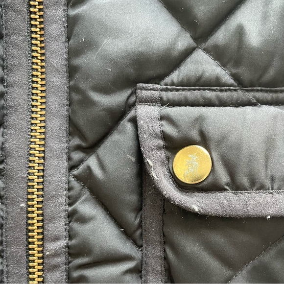 Black Quilted J. Crew Vest - Picture 2 of 6